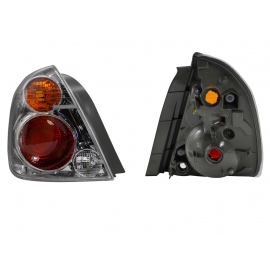 Calavera Izquierda en Dos Colores con Fondo Cromado sin Arnés Difrorza para Altima L32