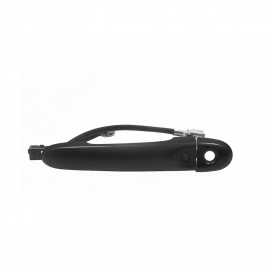 Manija Exterior de Puerta Delantera Izquierda Negra Lisa con Sensor y Hoyo de Llave Hushan para March, Juke