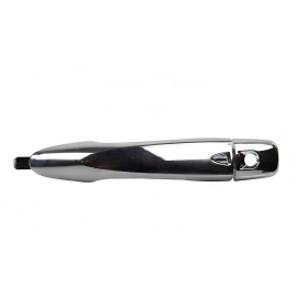 Manija Exterior de Puerta Delantera Izquierda Cromada con Hoyo de Llave Hushan para NP300, X-Trail
