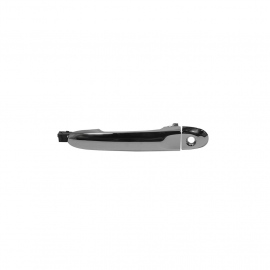 Manija Exterior de Puerta Delantera Izquierda Cromada con Hoyo de Llave Hushan para Versa, March, V-Drive, Juke