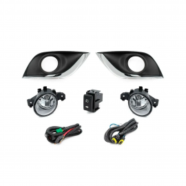 Kit de Faros Buscadores con Arnés y Rejillas Lisas con Marco Cromado Auto Magic para Versa