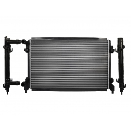 Radiador de Agua con Aire Acondicionado Tipo Soldado Isaka para Virtus, Polo, T-Cross, Taigun, Ibiza