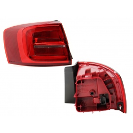 Calavera Exterior Izquierda en Tono Claro sin Arnés con Luz LED Diforza para Jetta A6 GLI