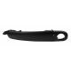 Manija Exterior de Puerta Delantera Izquierda Lisa Negra con Hoyo de Llave Hushan para Jetta A4, Clásico, Golf A4, A5, A6