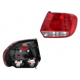 Calavera Derecha en Tono Claro sin Arnés Diforza para Gol G6 Hatchback