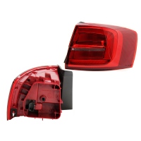 Calavera Exterior Derecha en Tono Claro sin Arnés con Luz LED Diforza para Jetta A6 GLI