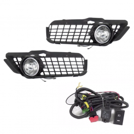 Kit de Faros Auxiliares con Rejillas y Arnés Auto Magic para Jetta A3, Golf A3