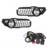 Kit de Faros Buscadores con Rejillas y Arnés Auto Magic para Jetta A3, Golf A3