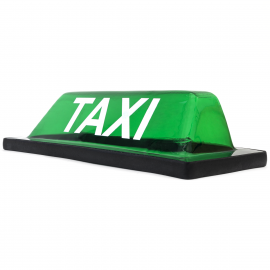 Copete Chico de Acrílico Verde de Toldo para Taxi