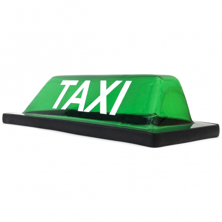 Copete Chico de Acrílico Verde de Toldo para Taxi
