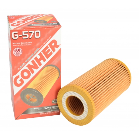 Cartucho de Filtro de Aceite Gonher para C30, C70, S40, S60 Cross Country, V50, V60 Cross Country, XC60