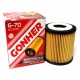 Filtro de Aceite Tipo Cartucho Gonher para TT Quattro, Escape, Fusion, Mondeo, Mazda 3, Mazda 5, Mazda 6, CX-7, Mariner