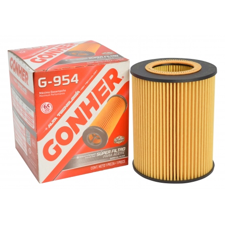 Filtro de Aceite Tipo Cartucho GONHER para BMW Z4 L6 3.0L , BMW X5 L6 3.0L , BMW 330i L6 3.0L