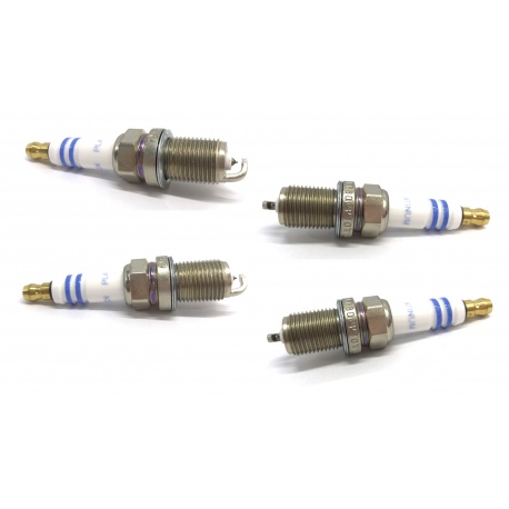Juego de 4 Bujías Bosch FR8DPP30X de Platino con 1 Electrodo para Tracker, Lucino 2.0, Pathfinder, Quest, Maxima, 300ZX