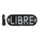 Letrero "Libre" con 83 LEDs Azules Tunix para Taxi  