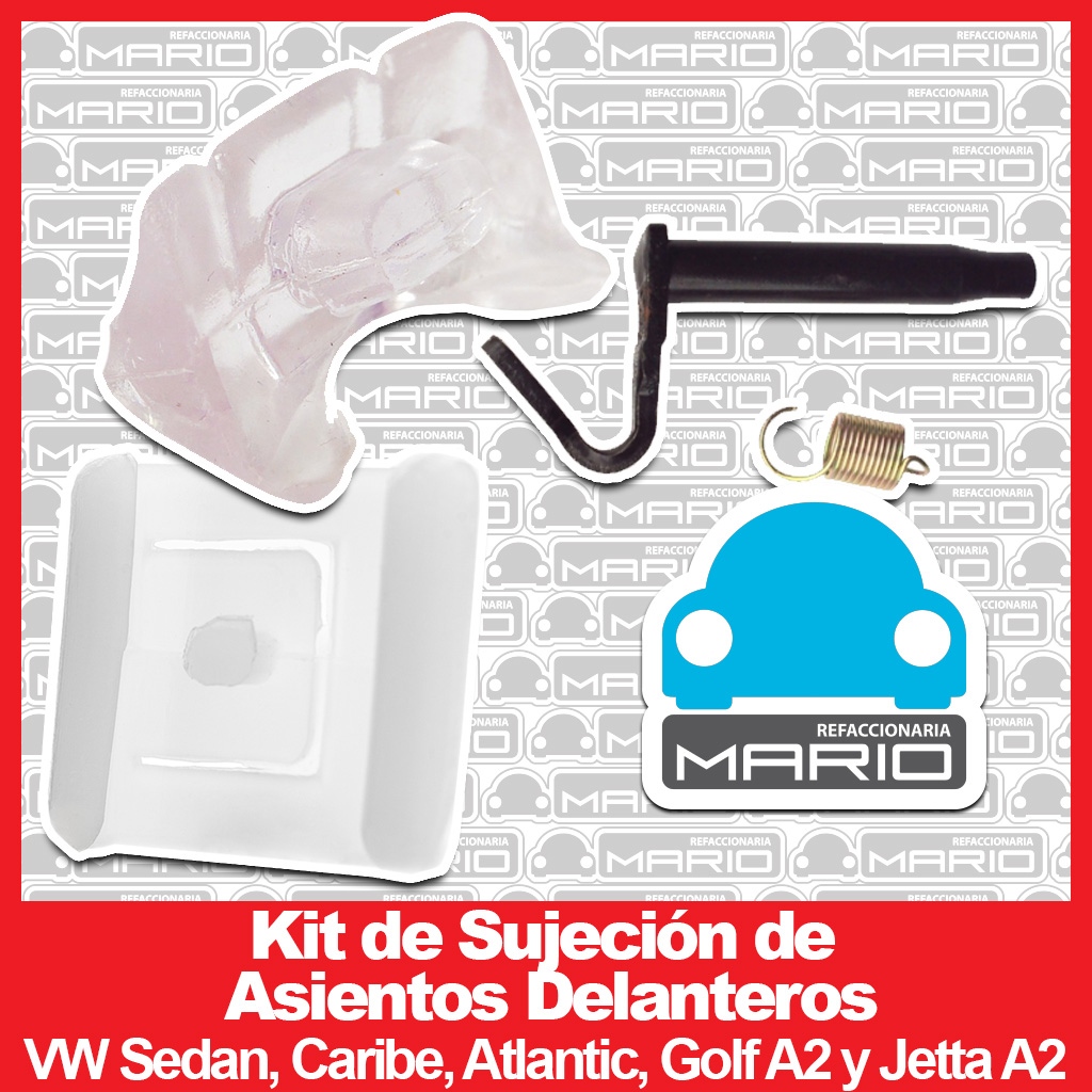 Kit de sujetación de asientos delanteros