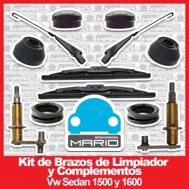 Kit de Brazos de Limpiador y Complementos para Vw Sedan 1500 y 1600