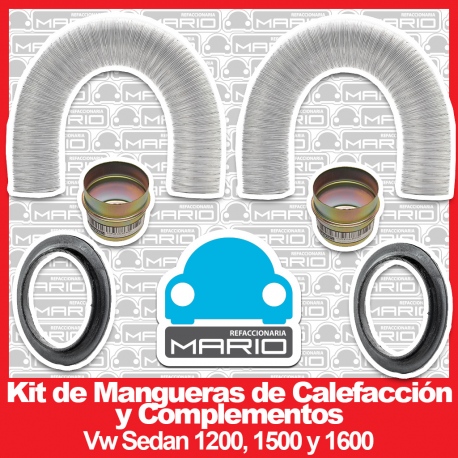 Kit de Mangueras de Calefacción y Complementos para Vw Sedan 1500 y 1600