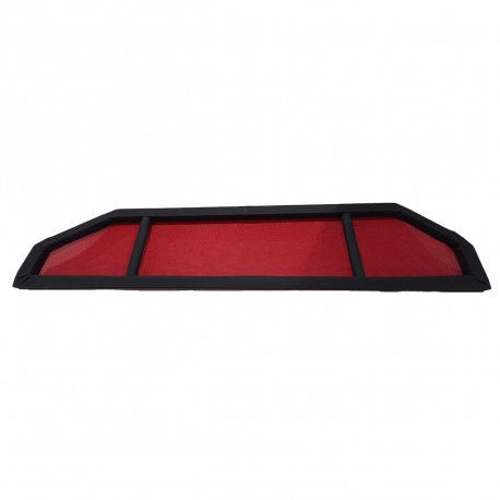 Revistero Tipo Vintage de Red de Tela Roja con Marco Negro para VW Sedán