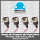 Juego de 4 Arneses de Inyectores para VW Sedan 1600i, Golf A3, Jetta A3, Derby, Eurovan T4