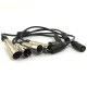 Juego de Cables de Bujías de Motor 1.8 con Encendido Electrónico para Combi, Golf A2, A3, Jetta A2, A3
