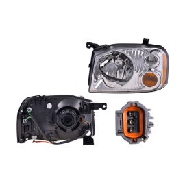 Faro Principal Cromado Izquierdo Depo para Frontier D22