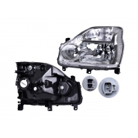 Faro Principal Izquierdo Cromado Eléctrico sin Motor Depo para X-Trail