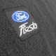 Juego de 4 Tapetes de Alfombra y Hule con Emblema Ford Fiesta