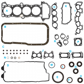 Kit Completo de Juntas de Motor 1.6 con Retenes y Ligas Top Engine para Tsuru 3, Sentra B14
