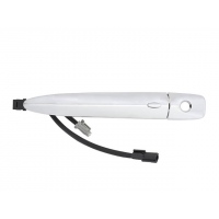 Manija Exterior de Puerta Delantera Izquierda Cromada con Sensor y Hoyo de Llave para Sentra B17, Maxima, Murano
