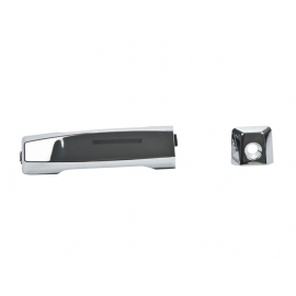 Manija Exterior de Puerta Delantera Izquierda Cromada con Hoyo de Llave para Titan, Armada