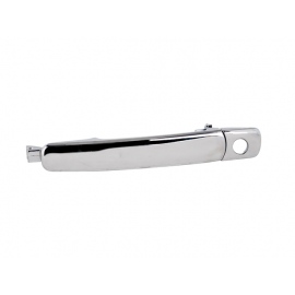 Manija Exterior de Puerta Delantera Izquierda Cromada con Hoyo de Llave para X-Trail, Rogue, Murano