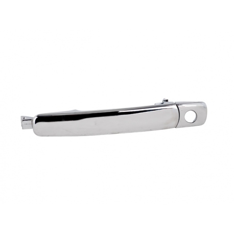 Manija Exterior de Puerta Delantera Izquierda Cromada con Hoyo de Llave para X-Trail, Rogue, Murano
