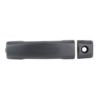 Manija Exterior de Puerta Delantera Izquierda Lisa Negra con Hoyo de Llave para Titan, Armada