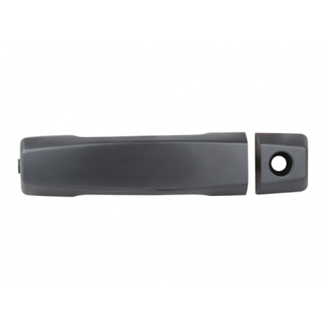 Manija Exterior de Puerta Delantera Izquierda Lisa Negra con Hoyo de Llave para Titan, Armada