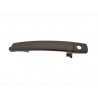 Manija Exterior de Puerta Delantera Izquierda Negra Lisa con Hoyo de Llave para Xtrail, Rogue, Murano