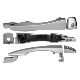Manija Exterior de Puerta Delantera Izquierda Cromada con Hoyo de Llave para Pathfinder