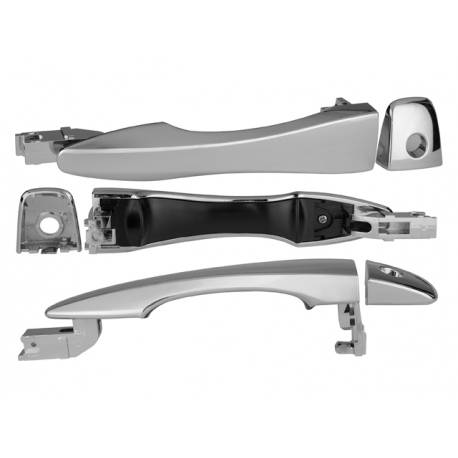 Manija Exterior de Puerta Delantera Izquierda Cromada con Hoyo de Llave para Pathfinder
