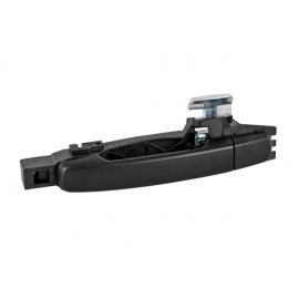 Manija Exterior de Puerta Trasera Izquierda Negra Lisa para Sentra B16