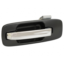 Manija Exterior de Puerta Trasera Izquierda Negra con Cromo para Xtrail