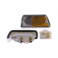 Cuarto Blanco y Ámbar Lateral Delantero Izquierdo Depo para 620