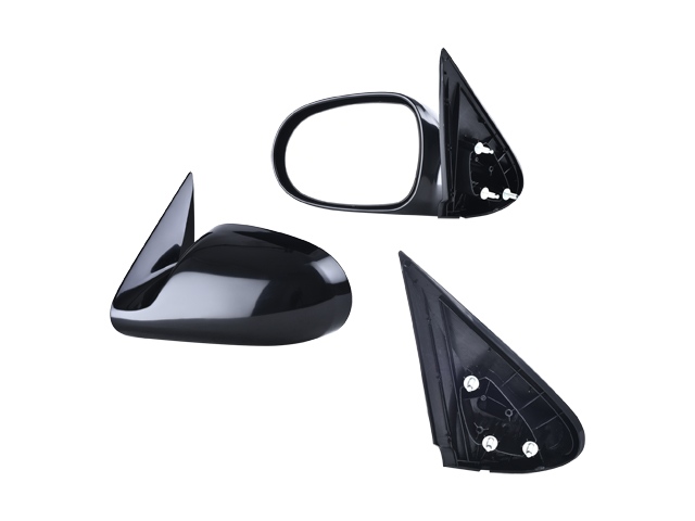 Espejo Lateral Izquierdo Manual (Conductor) Para Nissan Sentra 200SX 1995-1999, Negro Texturado