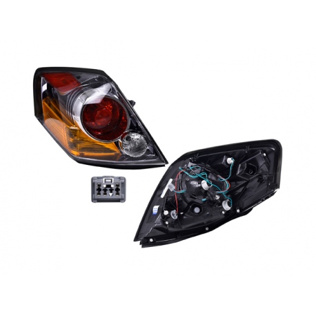 Calavera Derecha con Mica Transparente y Fondo Cromado con Arnés DEPO para Altima L32