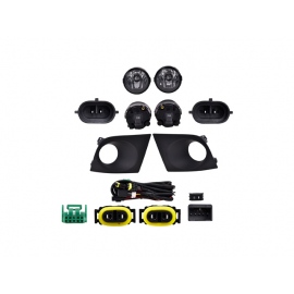 Kit de Faros de Niebla con Rejillas Negras y Arnés para Tiida