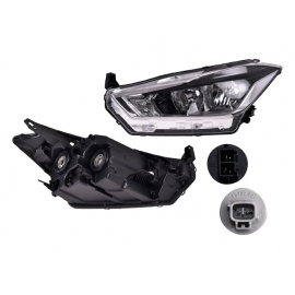 Faro Principal Izquierdo Cromado TYC para Kicks