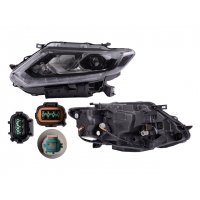 Faro Principal Izquierdo con Luz LED, Lupa y Motor de Ajuste Eléctrico TYC para X-Trail