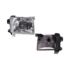 Faro Principal Derecho Cromado con Vidrio Rayado Depo para Xterra, Frontier
