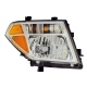 Faro Principal Derecho Cromado con Reflejante Ámbar Depo para Frontier D22, Pathfinder
