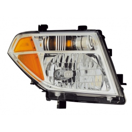Faro Principal Derecho Cromado con Reflejante Ámbar Depo para Frontier D22, Pathfinder