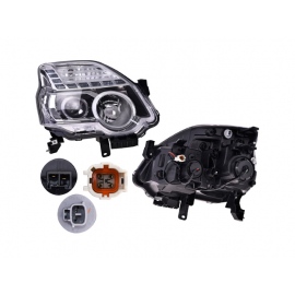Faro Principal Derecho Cromado con Ajuste Manual Depo para X-Trail